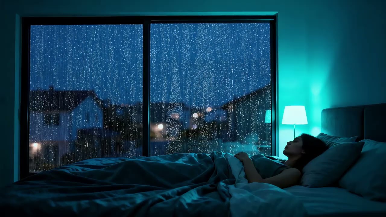 Peaceful Rain at Night 🌧️ Let Go and Sleep