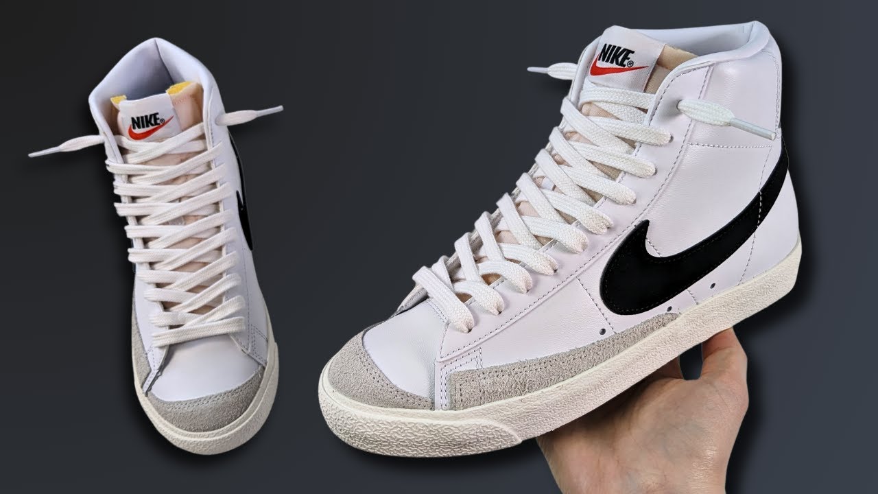 HOW TO LACE NIKE BLAZER MID LOOSELY (BEST WAY!)