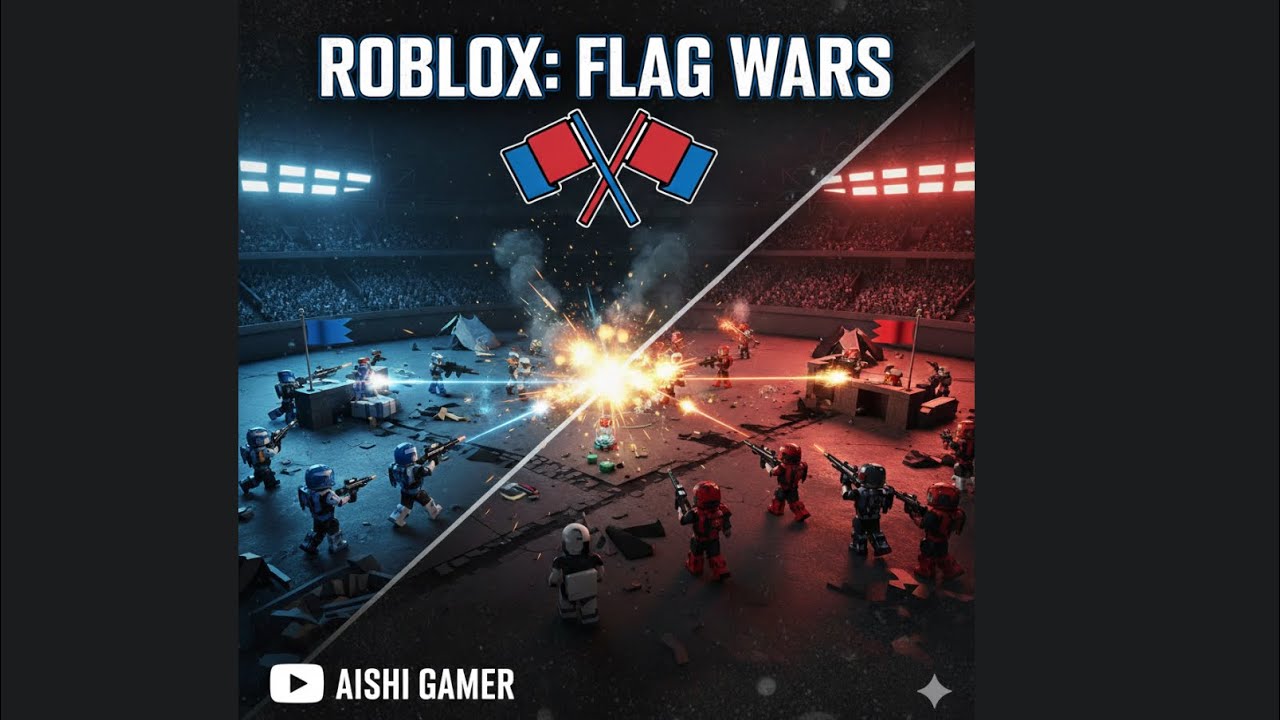 Roblox Flag wars !!  Part 1
