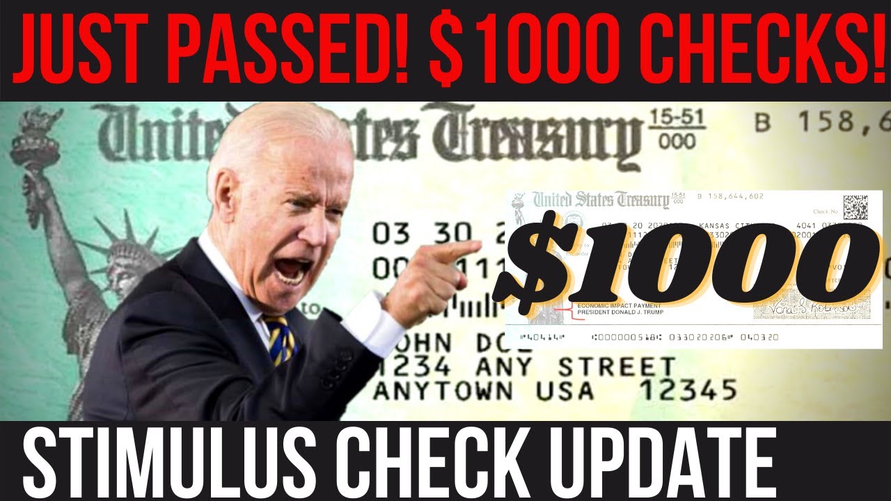 NEW $1000 CHECKS APPROVED! 4th Stimulus Package + $1000 Child Tax Credits + Manchin Says More Needed