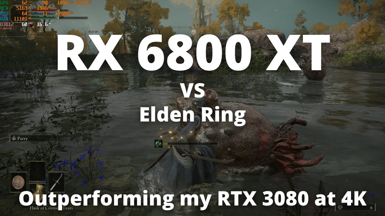 Elden Ring PC on RX 6800XT | 4K and 1440p | R9 5950 X | 32GB RAM