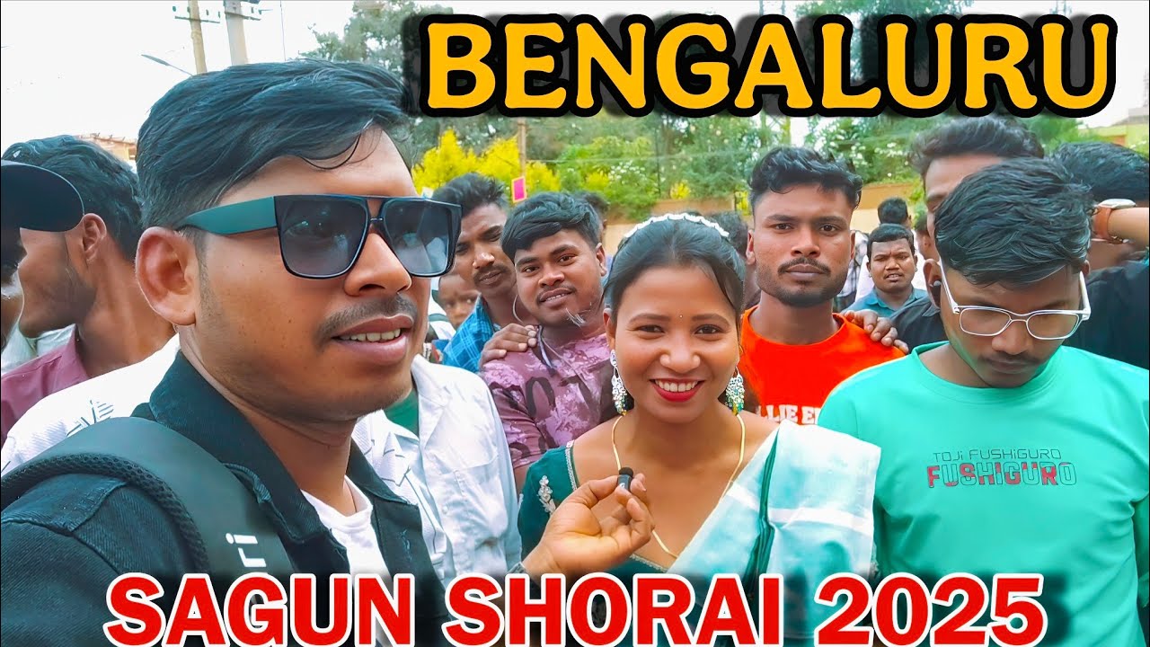 Bengaluru Bazaar Sagun Sohrai 2025 || Sony Murmu Tirupalya Shorai ||  Santali Video Filmon Soren 