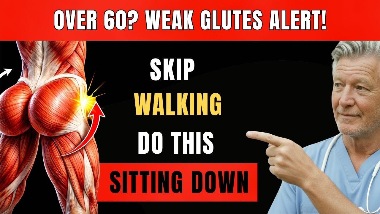 Over 60? 5 Essential Exercises to Build Stronger Glutes Fast | Elderly Health