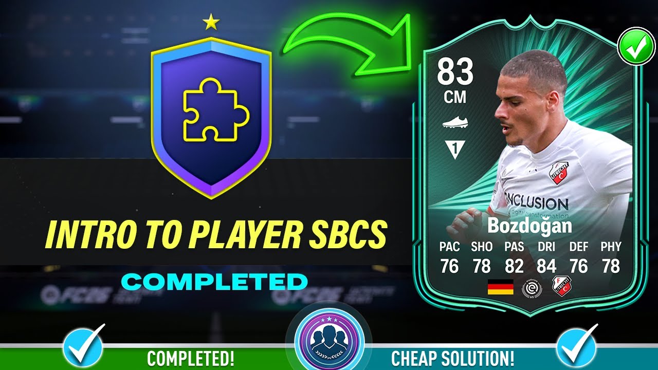 Intro to Player SBCs SBC Completed - Cheap Solution & Tips &ndash; FC 26