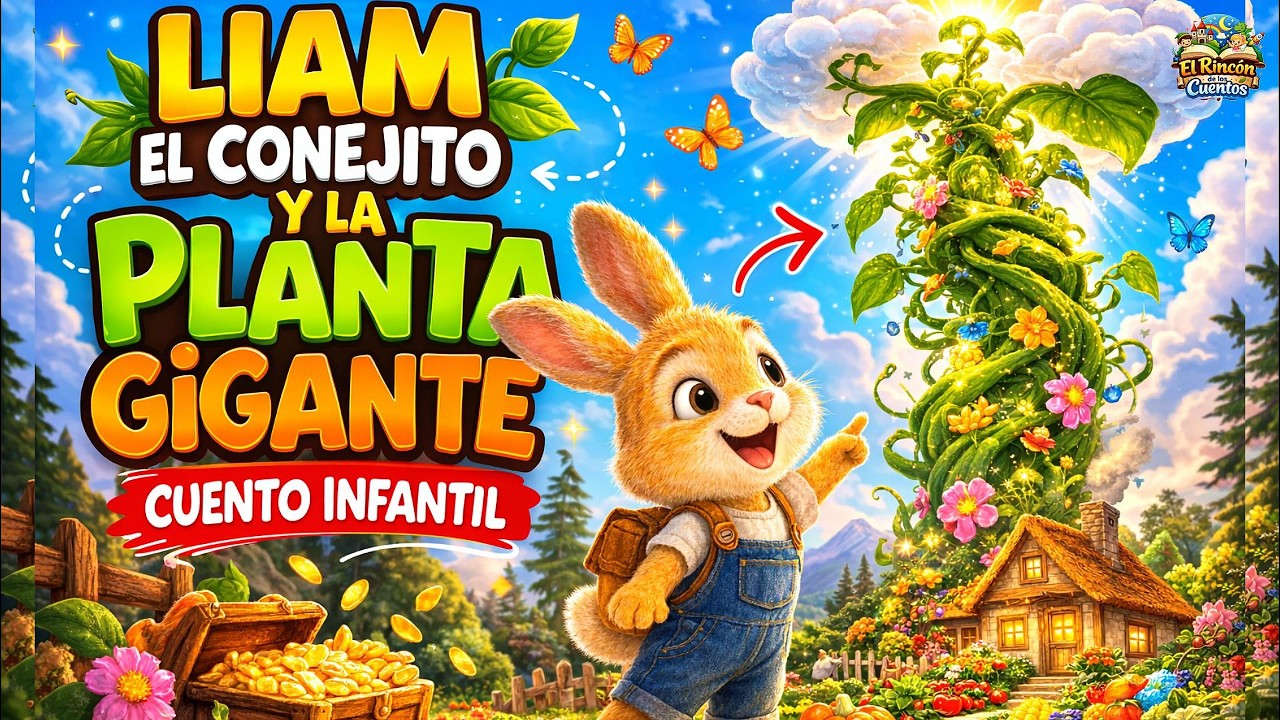 Liam el Conejito y los Frijoles Mágicos | Cuento Infantil con valores 