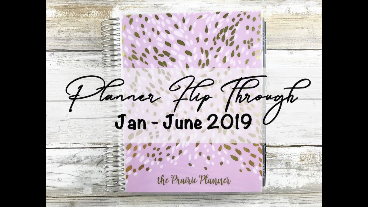 Planner Flip Through - Jan - June 2019