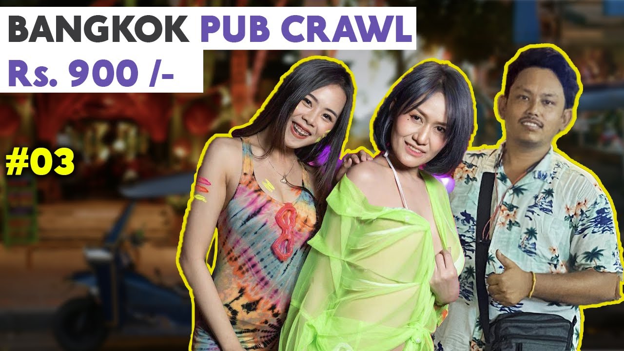 Bangkok Night Party Rs. 900 only | Best Pub Crawl | Thailand Nightlife | Mad Monkey Hostel
