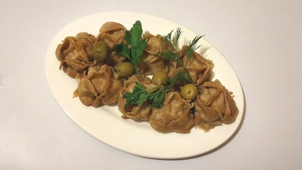 ПП манты из цельнозерновой муки.