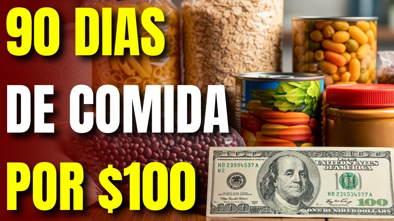 Como GARANTIR 90 DIAS de COMIDA com apenas R$100 – Guia de Sobrevivência