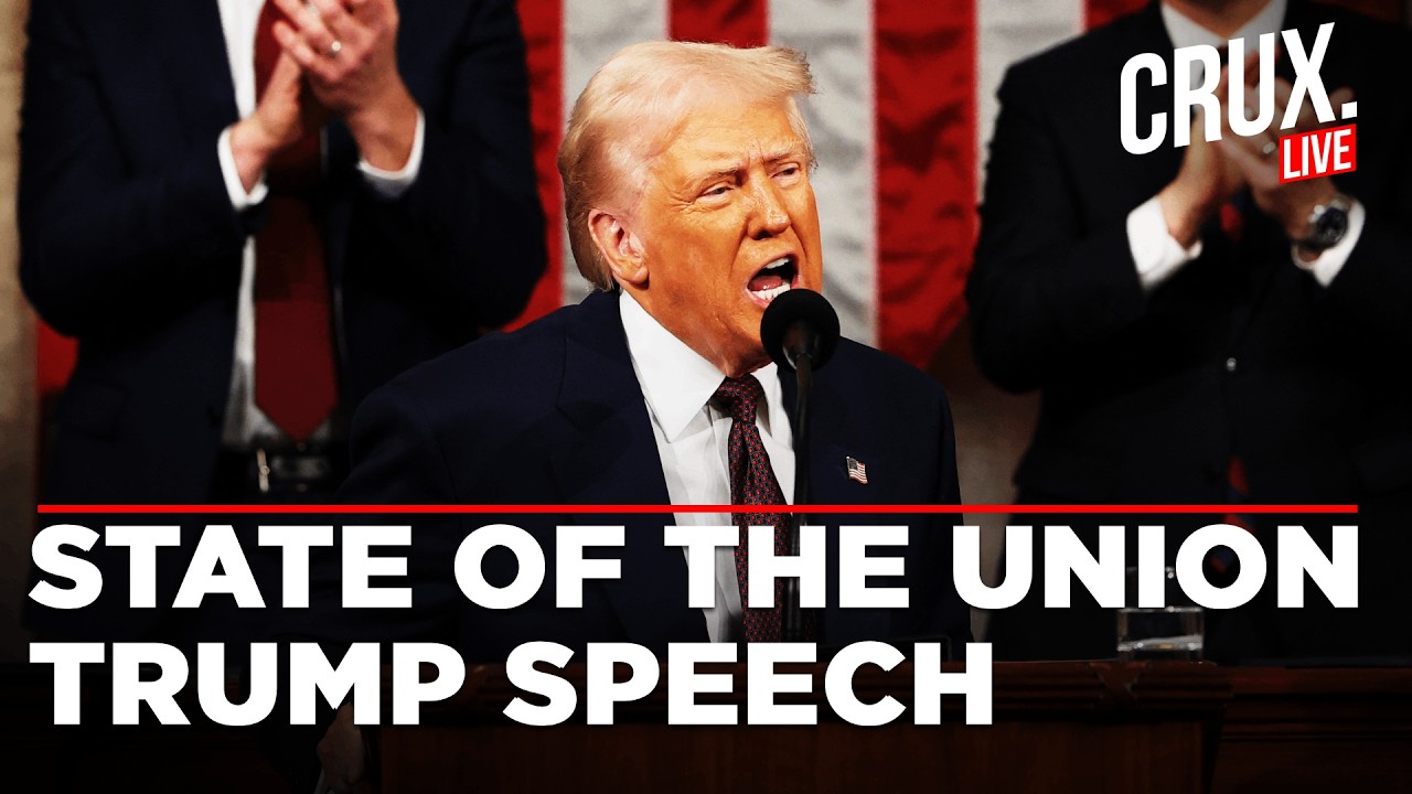 LIVE | Trump 2026 State Of The Union Address | Fiery Speech Amid Tariff Backlash, Iran War Clouds
