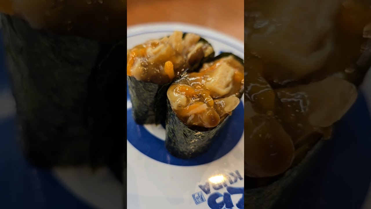 Conveyor belt sushi! #japan #foodtraveljapan #sushi #kaitenzushi