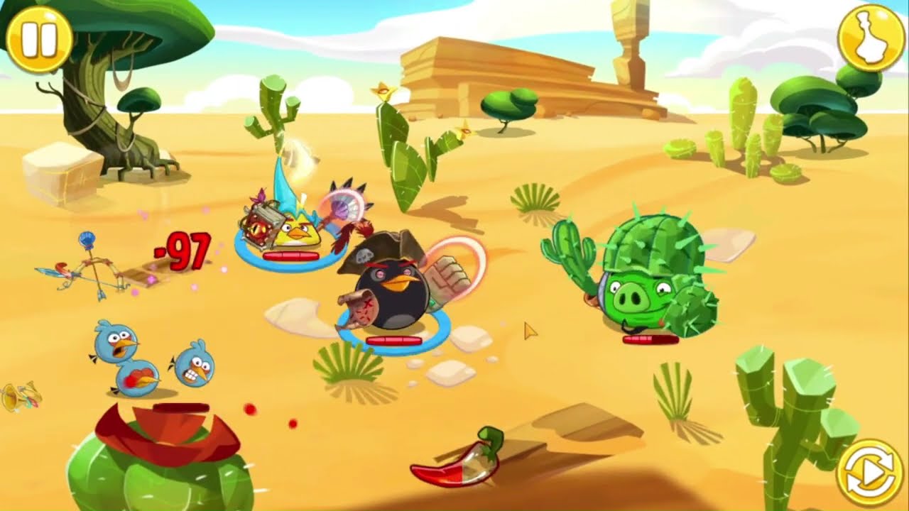 Un Nuevo Integrante! 🔵🔵🔵 Jugando En Directo | Angry Birds Epic Misiones 31-38 en Español