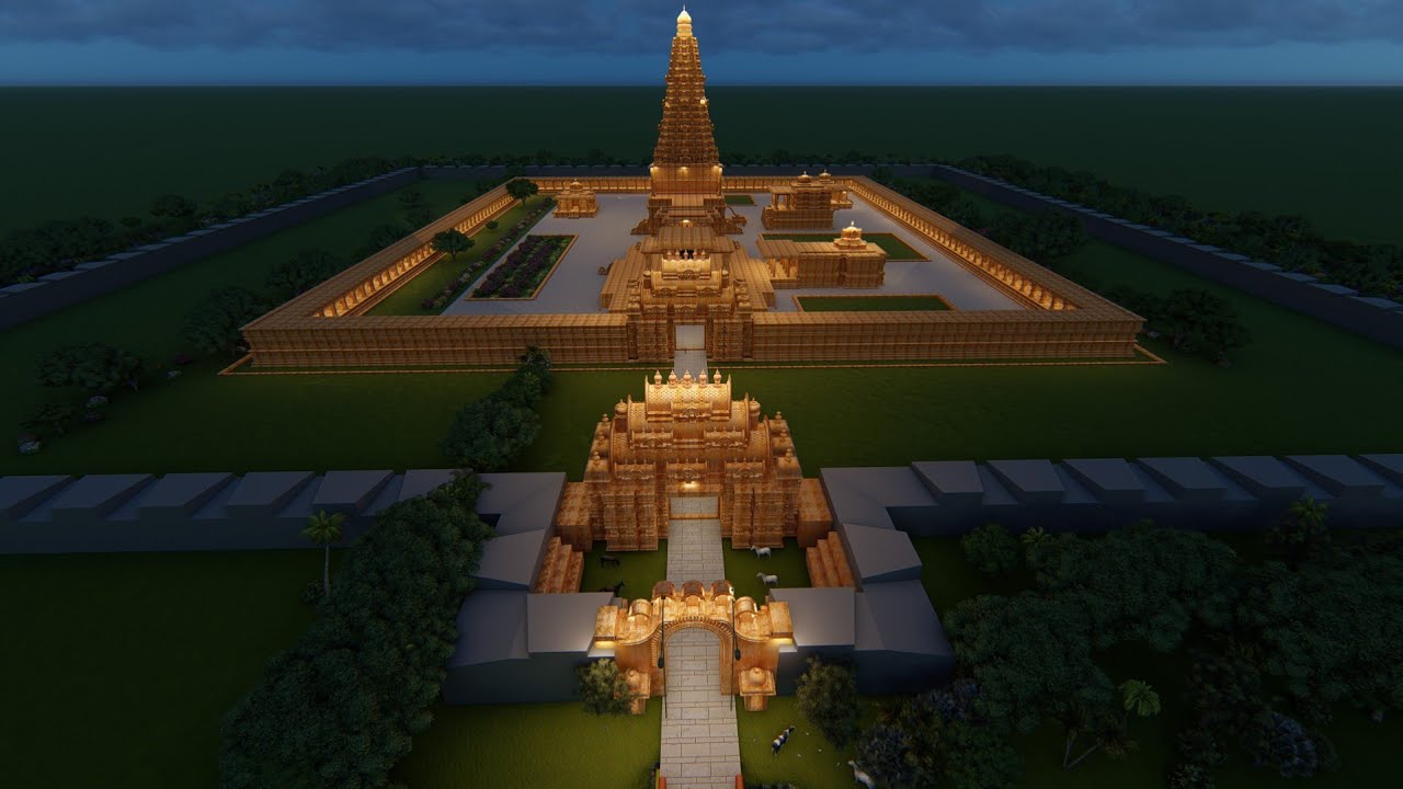 THANJAI BIG TEMPLE  3D MODEL