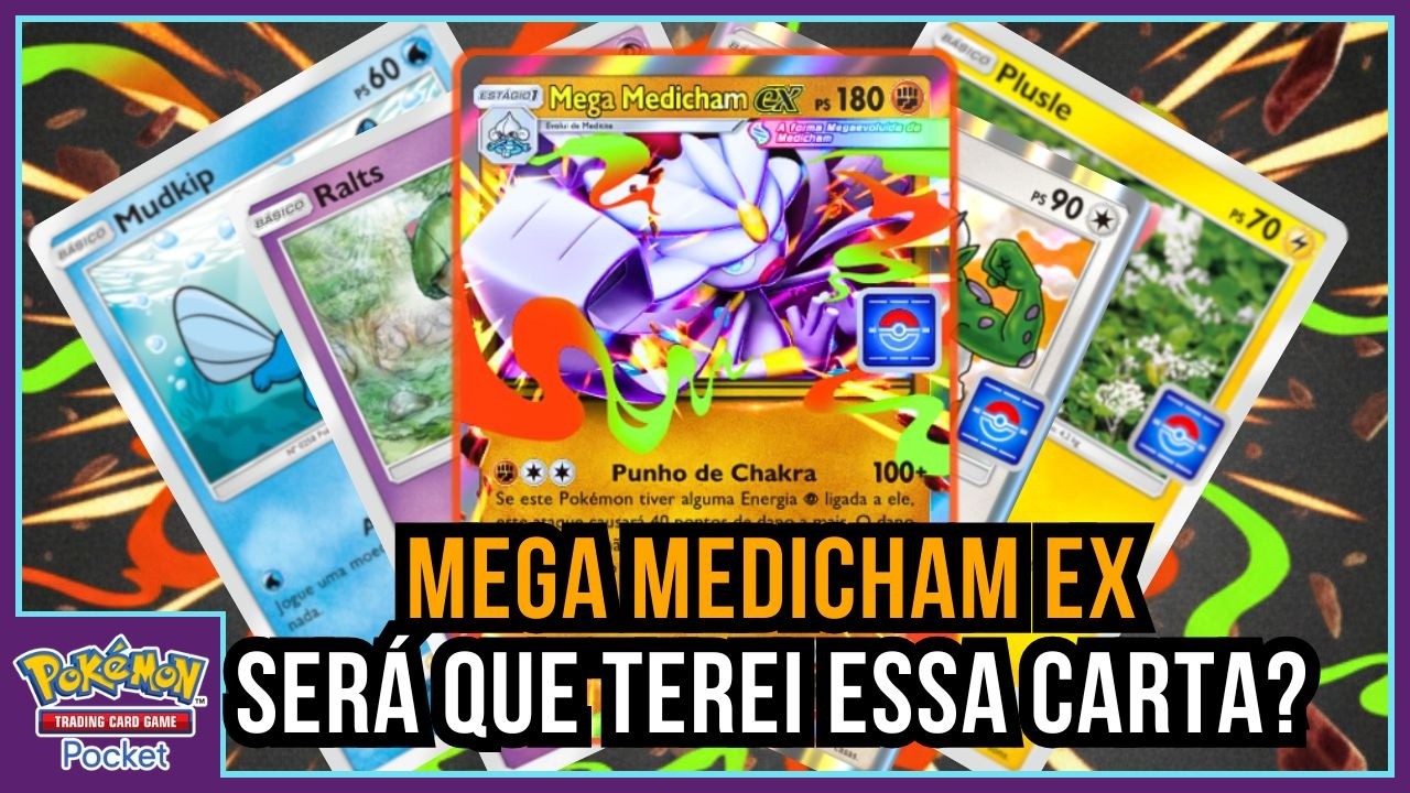 MEGA MEDICHAM EX, SERÁ QUE TEREI ESSA CARTA? | POKÉMON TCG POCKET