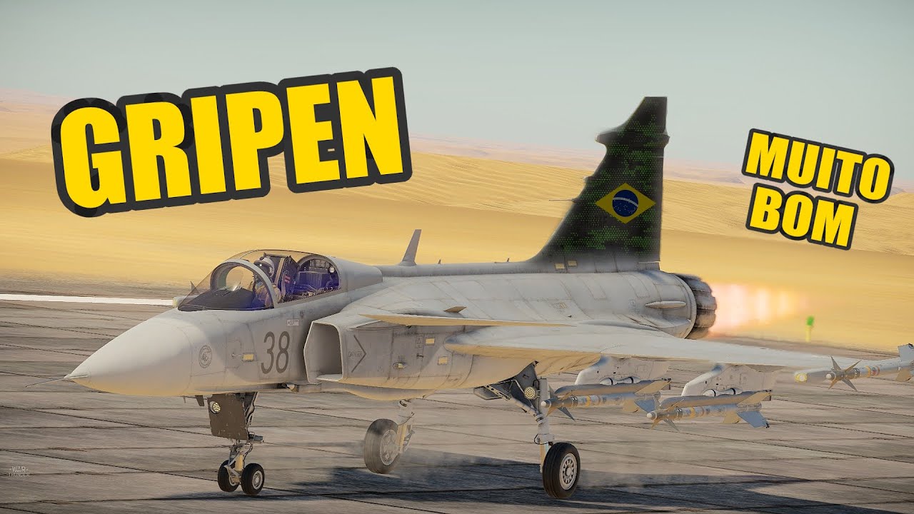 Usei o IMBATIVEL GRIPEN do BRASIL !   - Warthunder PT - BR