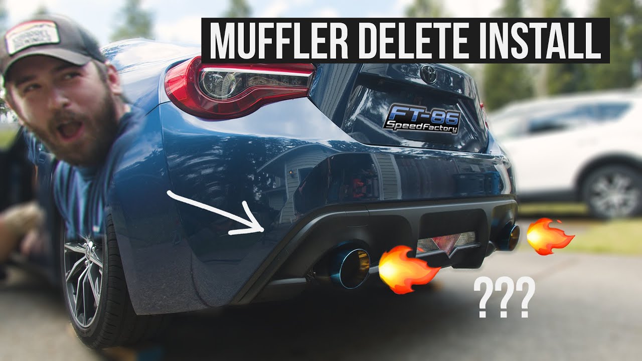 FT86 Speed Factory Muffler Delete - INSTALL, SOUND AND FINAL THOUGHTS
