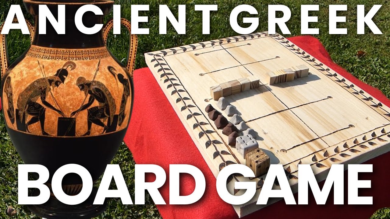 The Game of 5 Lines - an ancient Greek board game! // everyday life in ancient Greece