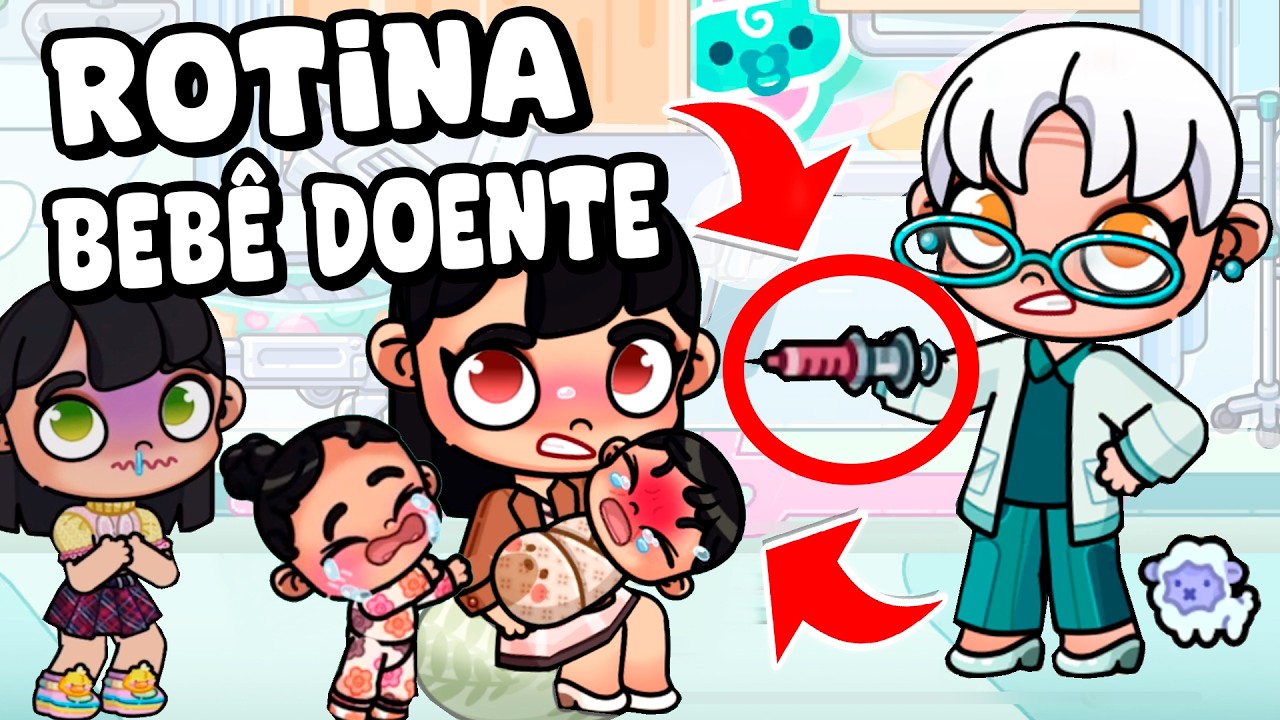 ROTINA DE GRIPE EM UM DIA DE CHUVA | HOSPITAL | PAZU AVATAR WORLD ROTINAS E HISTÓRIAS