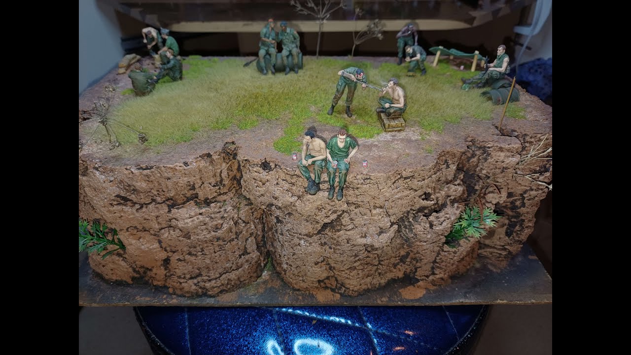 Platoon Base Camp - Vietnam War - Dig, Dig 1/35th