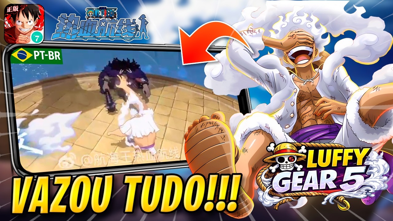 SURREAL!! VEJA AGORA A GAMEPLAY E TRAILER OFICIAL DO LUFFY GEAR 5 NO OPFP!!😱🤯