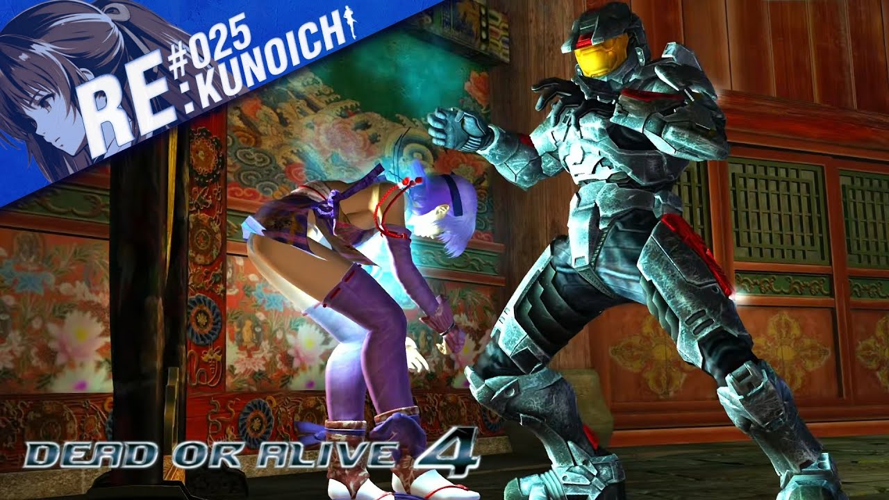 DEAD OR ALIVE 4 | Ayane (Defeat) vs SPARTAN-458 – All Costumes #25
