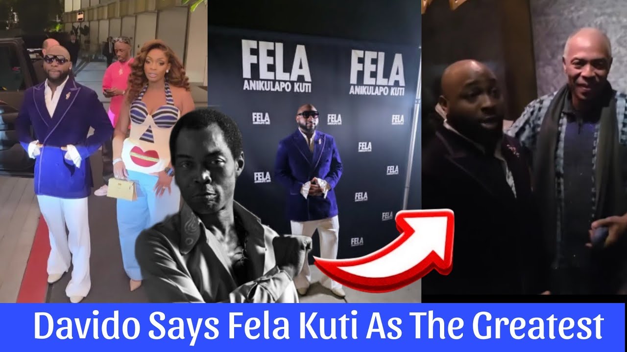 DAVIDO MEETS FELA KUTI CHILDREN FEMI KUTI AND YENI KUTI AHEAD OF HIS INCOMING GRAMMY AWARD #davido