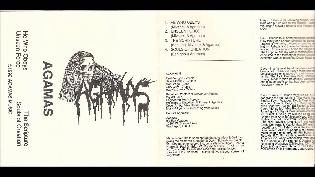 AGAMAS - Demo 1992 [FULL DEMO]