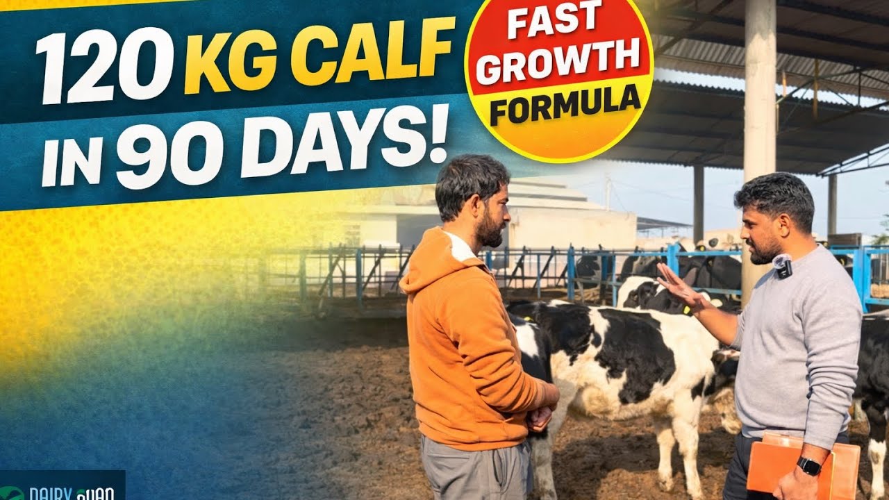 Fast growth calf formula! 120 kg body wt calf with in 90 days secrets? #cargill #cow #farming #farm 