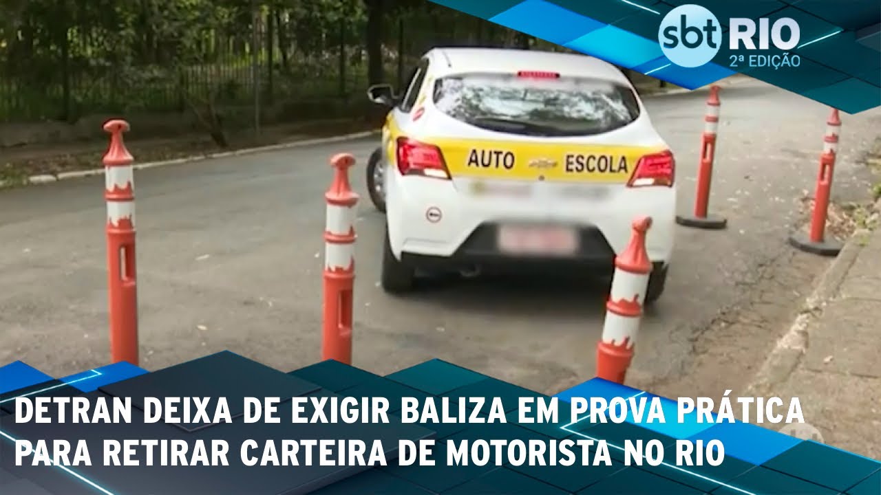 Detran deixa de exigir baliza em prova prática para retirar carteira de motorista no Rio