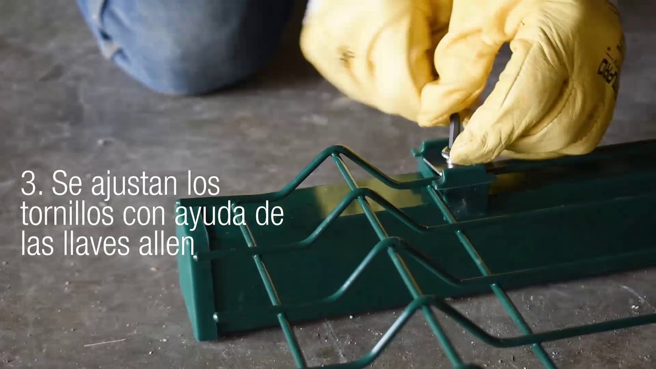 C&oacute;mo instalar una malla en acero galvanizado - Ferreter&iacute;a Samir