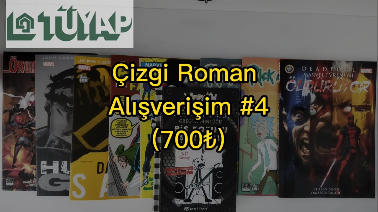700 TL'lik Tüyap Kitap Fuarı Alışverişim | Çizgi Roman Alışverişim #4