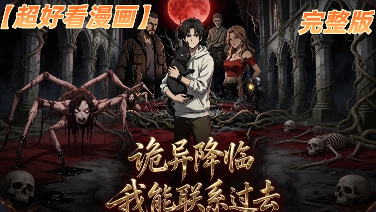 🔥一口气看完【诡异降临：我能联系过去】完整版 | 诡异降临世界沦陷，男主觉醒联系过去的能力，逆天改命对抗诡异灾变 #诡异降临我能联系过去 #漫剧合集 #灵异爽漫