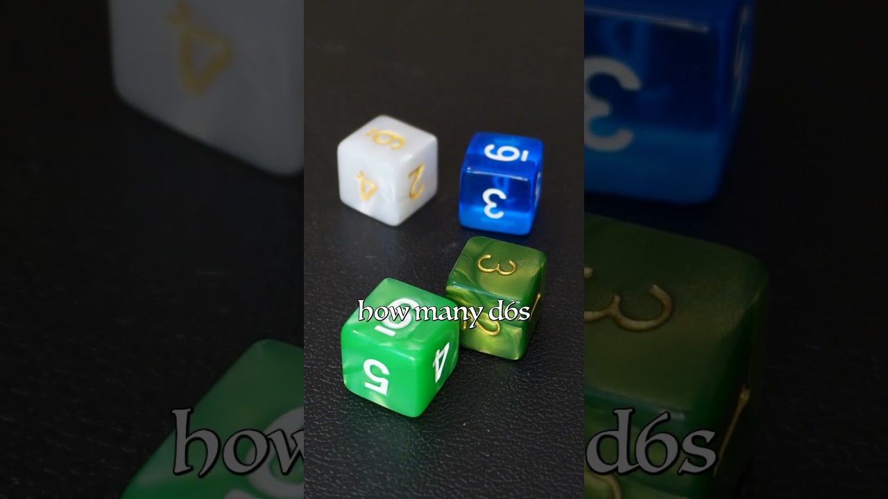 To clarify, you can have up to 6d6 in your pool! 🎲 #deckofdmthings #dnd #ttrpg #indie #dice