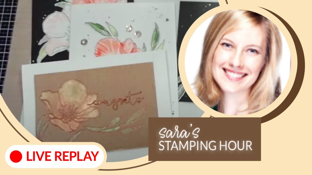 Sara's Stamping Hour- Fresh Bloom Layering Stamp Set