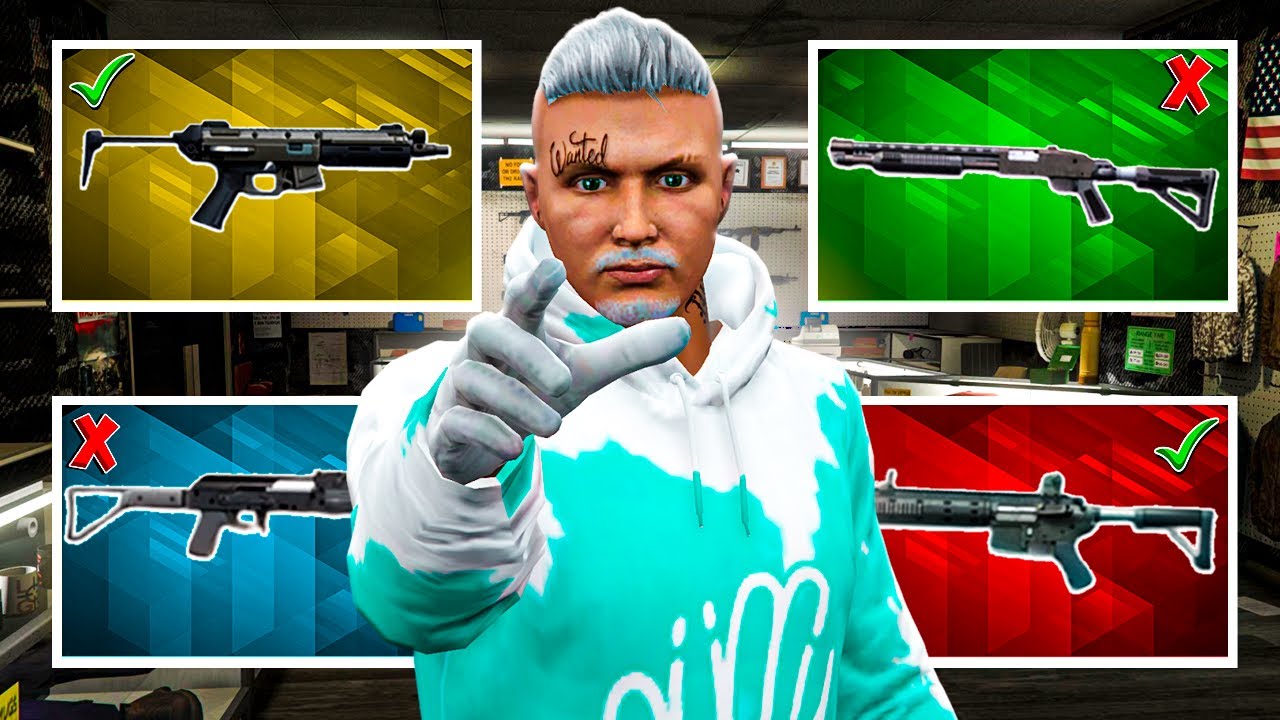 AS 10 ARMAS QUE TODO JOGADOR INICIANTE DEVERIA TER NO GTA 5 ONLINE!