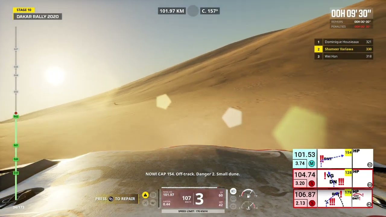 DDR RACE 3 STAGE 10 HARADH SHUBAYTAH Toyota GR Hilux IMA