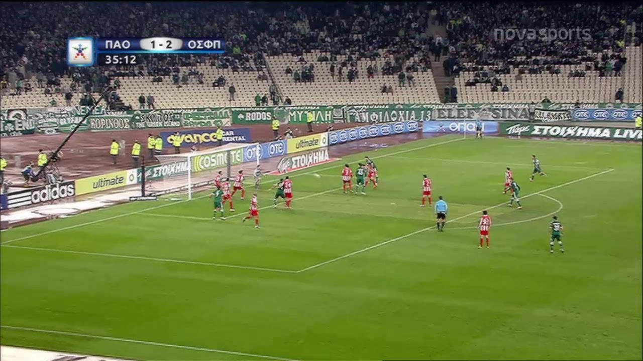 Παναθηναϊκός - Ολυμπιακός (2-2), 09/12/2012