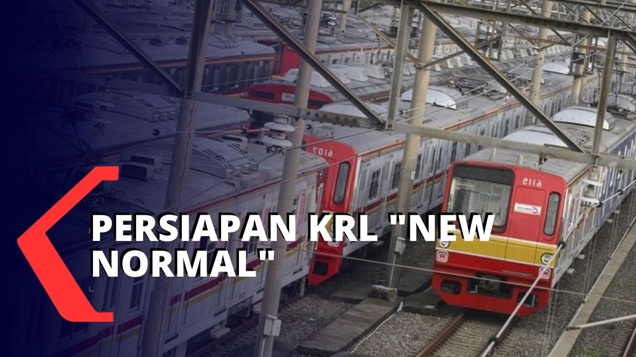 Persiapan KRL Untuk New Normal di Tengah Pandemi