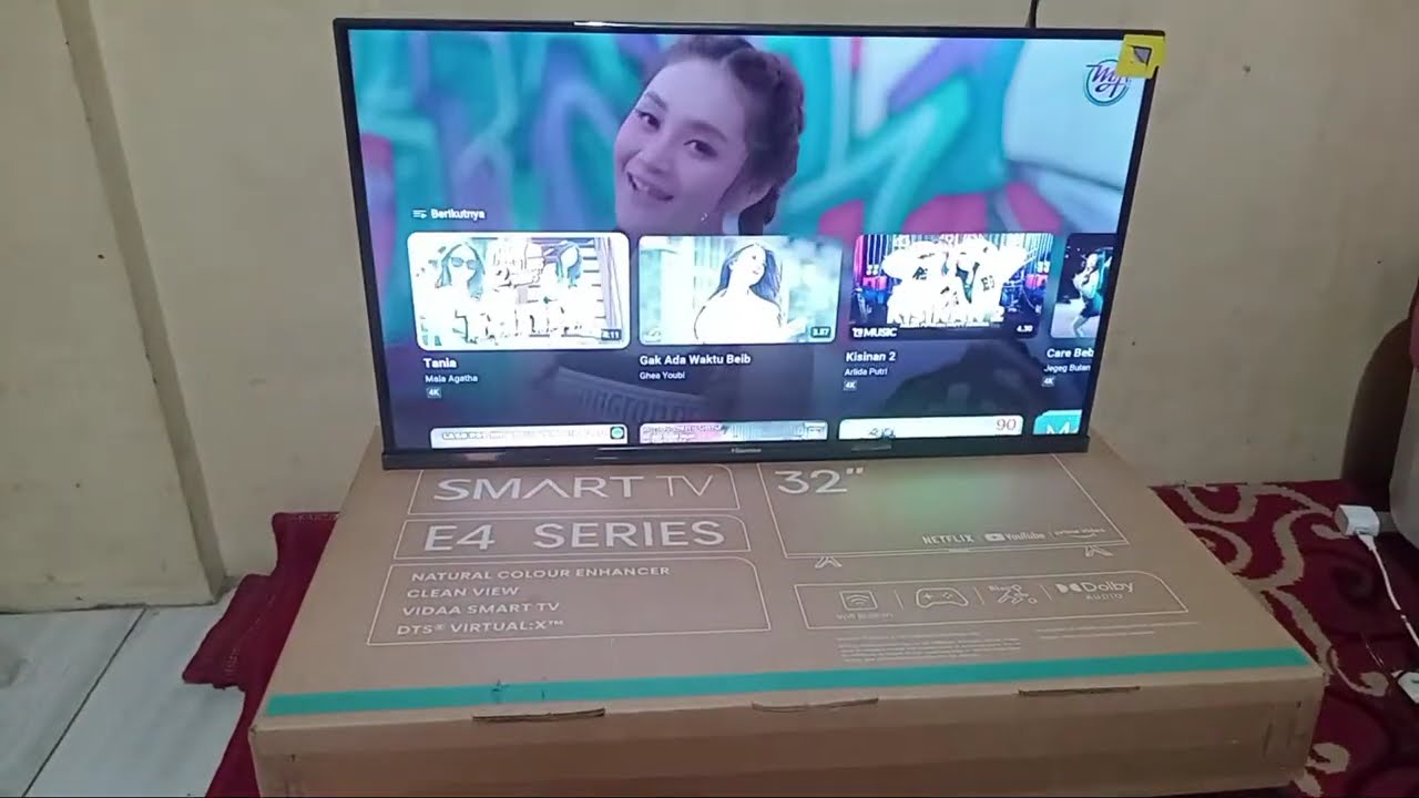 Smart Tv Hisense 32 inci 32E4H vidaa Hd