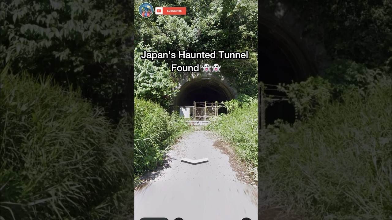 Japan&rsquo;s Haunted Tunnel Found On Google Earth 😱 #shorts #googleearth