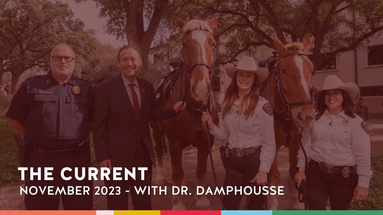 The Current Nov. 2023 - Mounted Patrol at TXST
