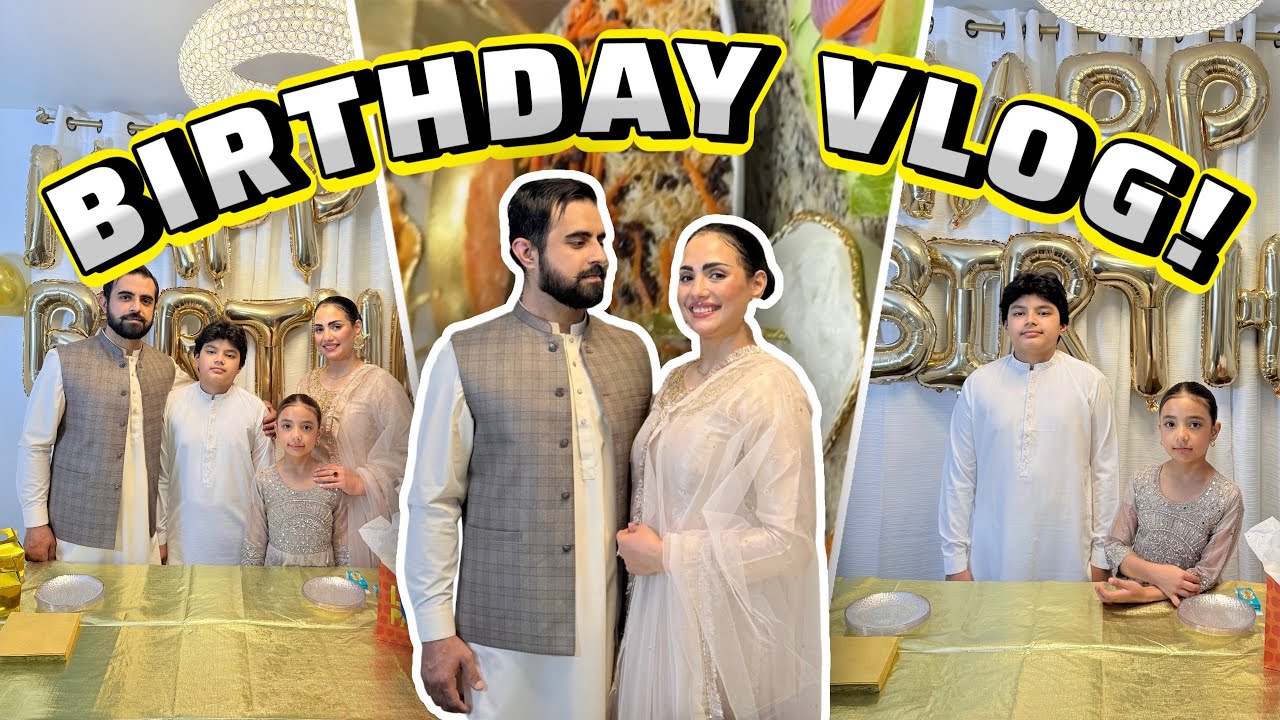 Kids Birthday Party Vlog 🎉 Cooking, Decorating & Celebrating Together🥰
