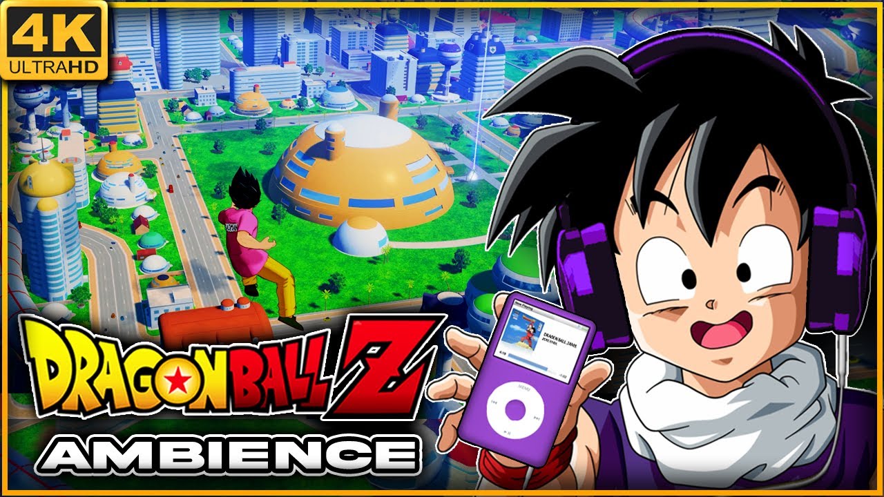 Dragon Ball Z Ambience [NO HUD MOD] West City, Namek | DBZ: Kakarot Open World Gameplay | ASMR