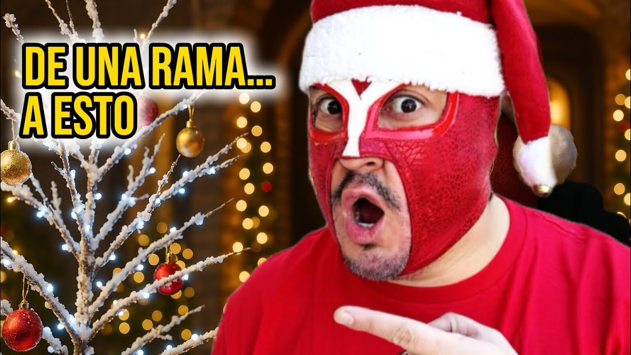 Hice un árbol navideño con una simple rama del monte… y el resultado fue increíble | MR.TBONE