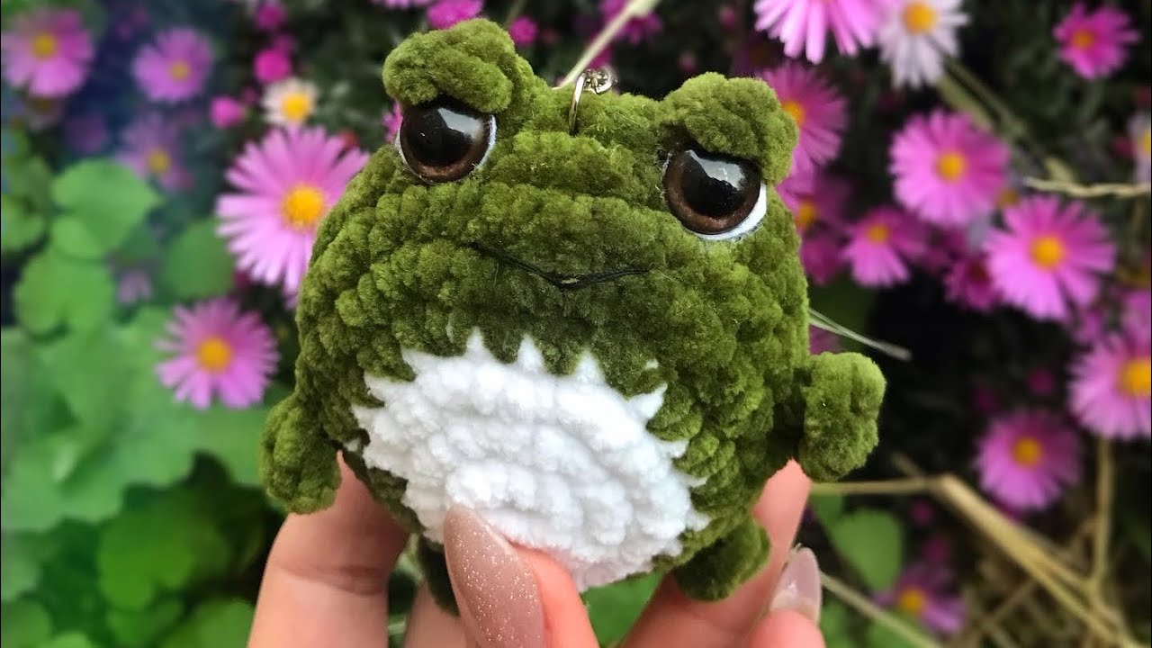 🐸вязанная жаба  за ПОЛ ЧАСА 🐸  МАСТЕР КЛАСС