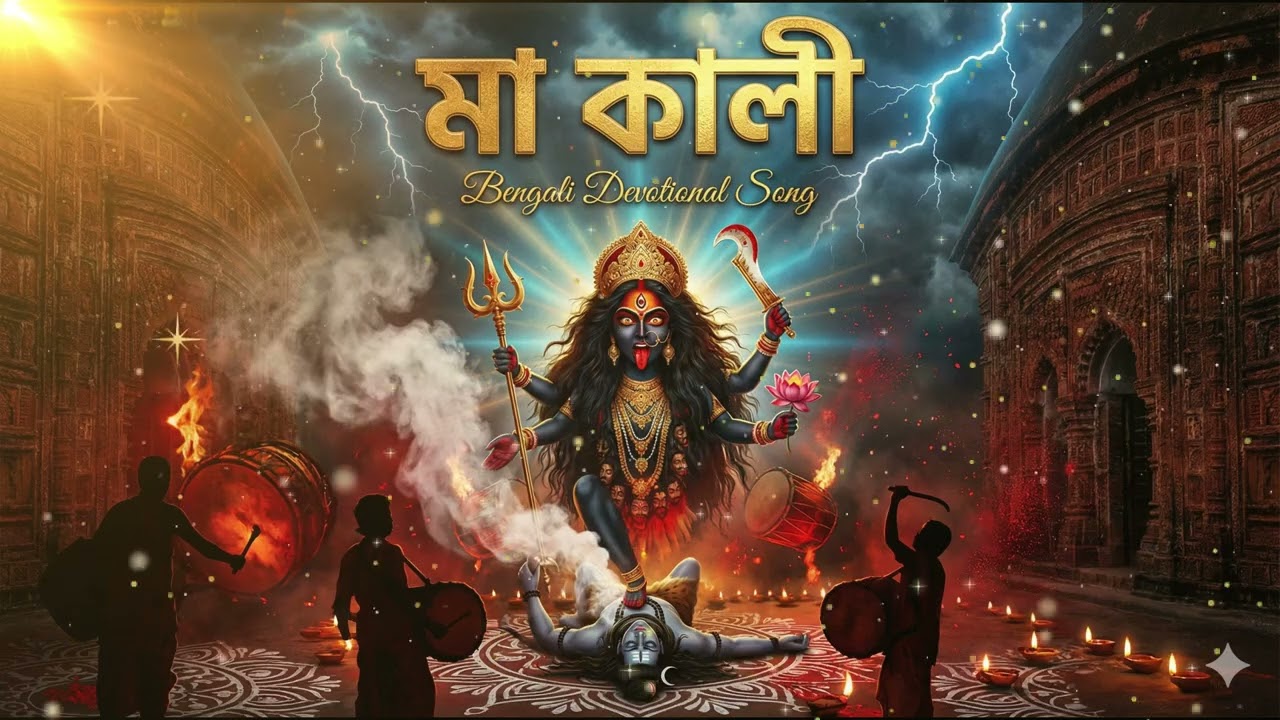 মা কালী | Maa Kali Bengali Devotional Song | Agomoni Folk Bhajan | Powerful Kali Song 2025