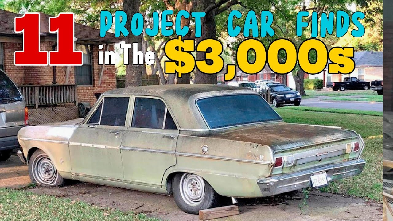11 классических автомобилей, найденных за 3000 долларов, выставлены на продажу владельцем на Face...