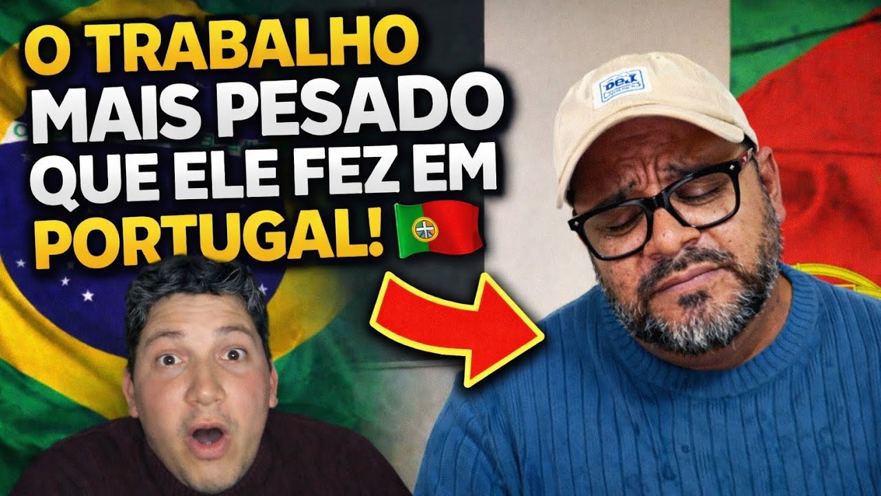 O QUE ELE PASSOU NO INÍCIO NÃO FOI BRINCADEIRA ( SE LASCOU )🇵🇹  O PIOR TRABALHO 🇵🇹#boboemportugal 