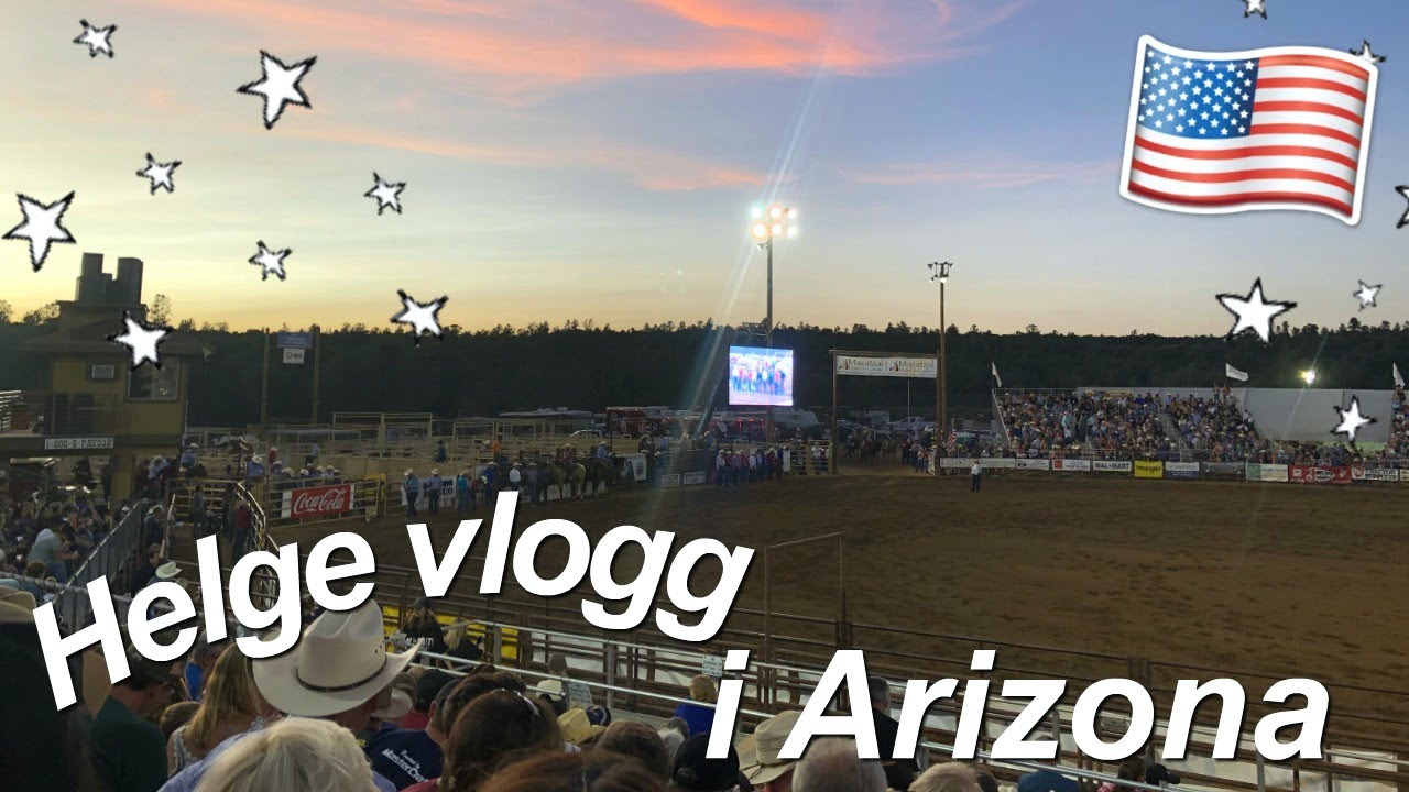 Arizona Vlogg - Rodeo, Ville vesten, Hytte tur, Hopper fra et fossefall! | Utveksling i USA