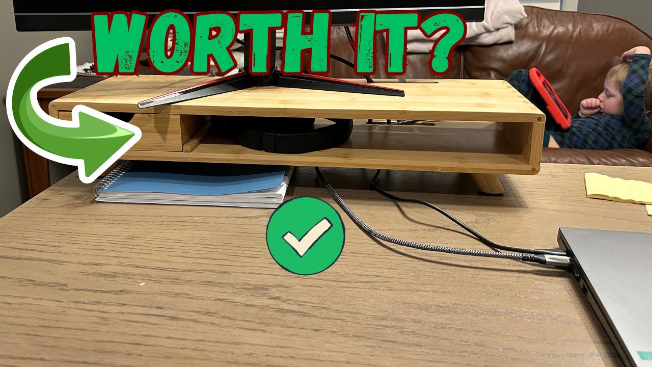 Let's Organize my Desk - Honest Review Banboo Riser